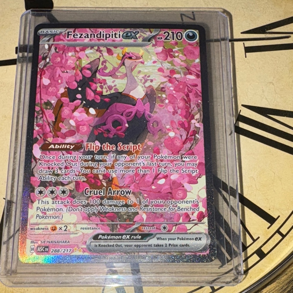 Fezandipiti ex Pokémon Card - SIR Holo 288/217